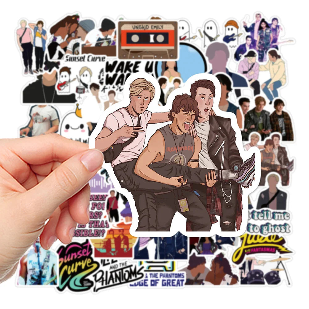 50PCS   TVSeries Julie and Phantom Boy Graffiti Waterproof Sticker Suitcase Notebook Refrigerator Helmet Water Cup