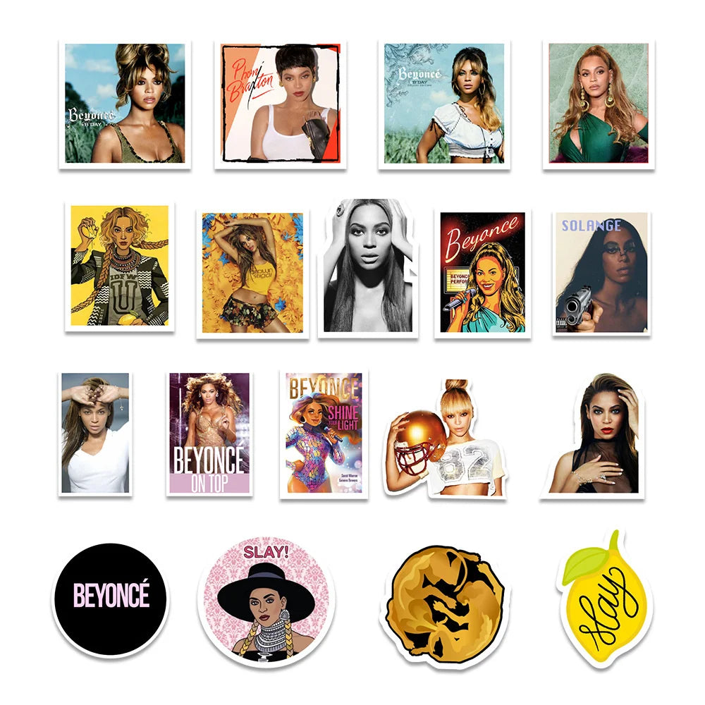 50PCS New American Drama Character Beyoncé Graffiti Decoration Car Computer Water Cup  Luggage Trunk Waterproof Sticker