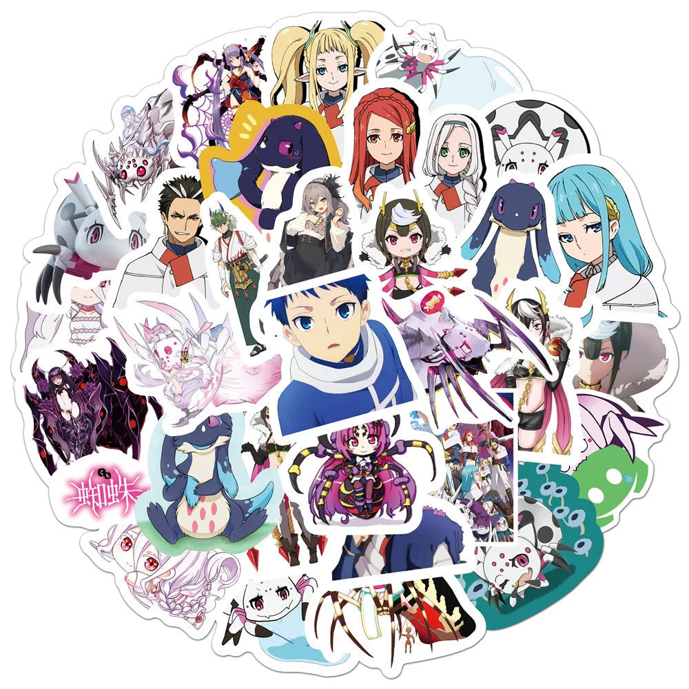 50PCS Cartoon Anime Graffiti Gift Toy Skateboard Cup DIY Suitcase Notebook Guitar Regeneration Spider Sticker