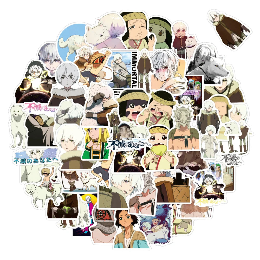 50PCS Japanese Anime Immortal You Cartoon Graffiti Stickers Car Trunk Water Cup Waterproof Stickers