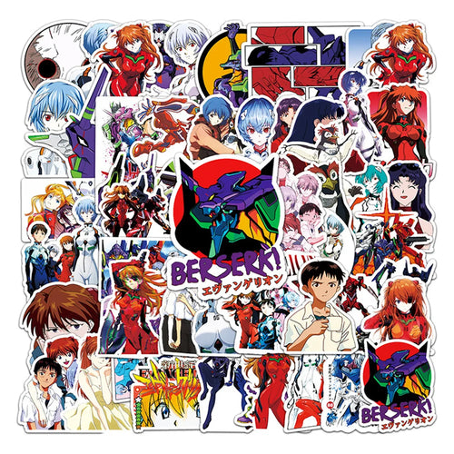50PCS Riman New Century Gospel Soldier Graffiti Waterproof Sticker Suitcase Notebook HelmetRefrigeratorSkateboard