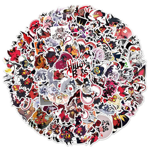 50PCS Do Not Repeat Anime Evil Boss Graffiti Stickers DIY Luggage Refrigerator Waterproof Stickers