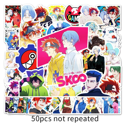 50PCS Anime Unlimited Skateboard Cartoon Graffiti Stickers Laptop Luggage Car Guitar Decoration Stickers