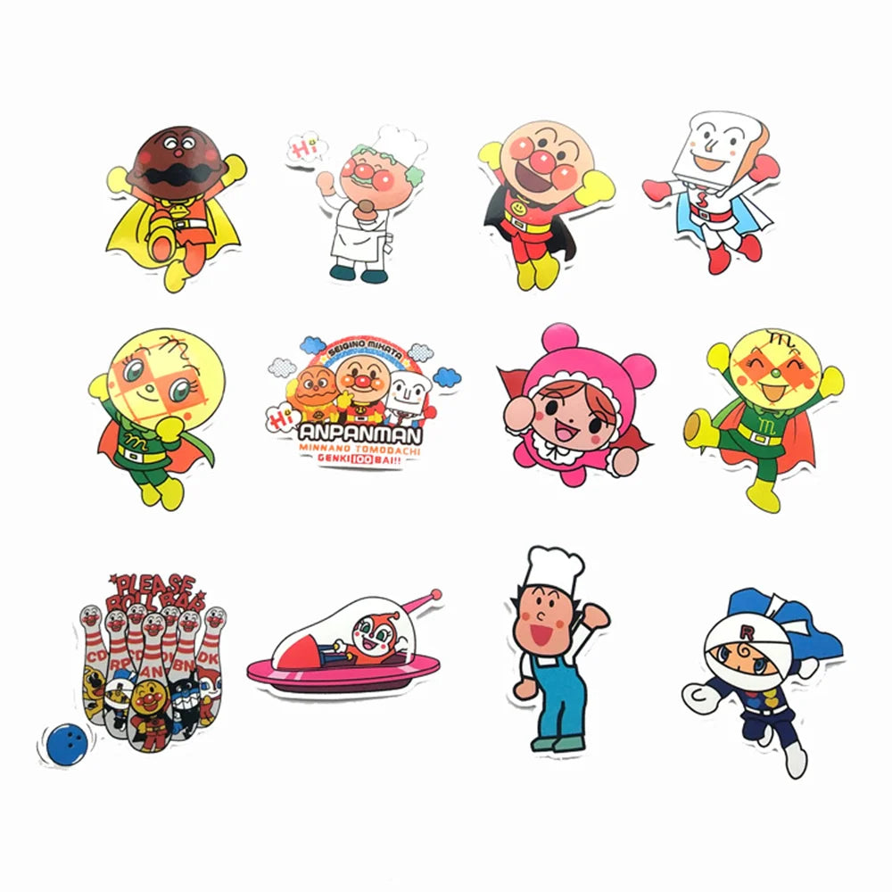 50PCS Superman Japanese Cartoon Cart Box Graffiti Skateboard Body Sticker