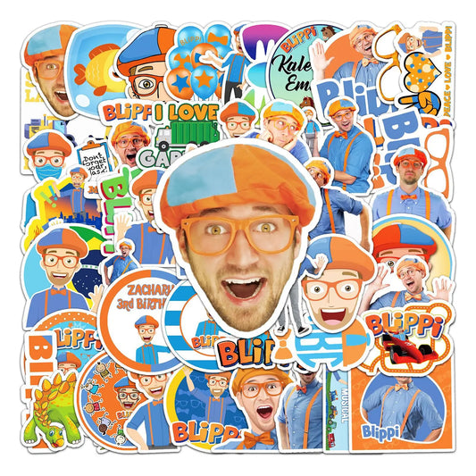50PCS   Education Graffiti Waterproof Sticker Suitcase Notebook Stationery Box WaterCup