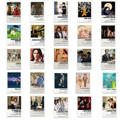 50 Movie Poster Combination Graffiti Decoration Waterproof Sticker