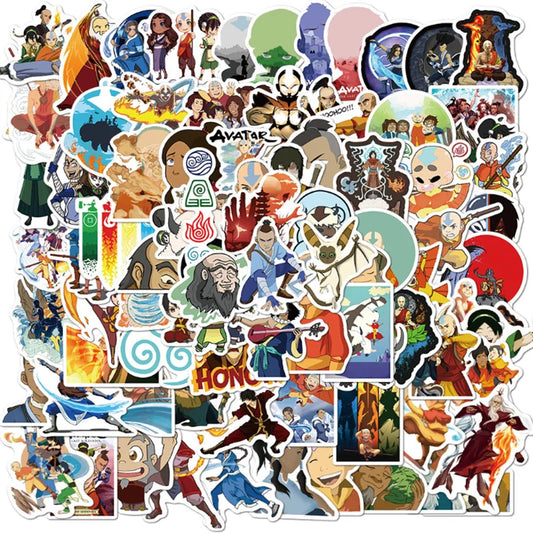50PCS  Animation Cartoon Graffiti Toy Notebook Mobile Phone Skateboard Waterproof Sticker Decoration