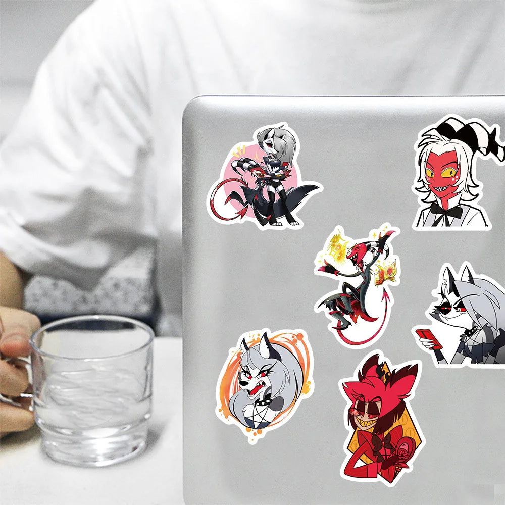 50PCS Do Not Repeat Anime Evil Boss Graffiti Stickers DIY Luggage Refrigerator Waterproof Stickers