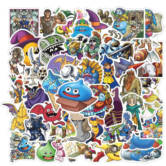 50PCS Game Brave Dragon Cartoon Graffiti Waterproof Sticker Suitcase Notebook SkateboardStationeryBoxRefrigerator