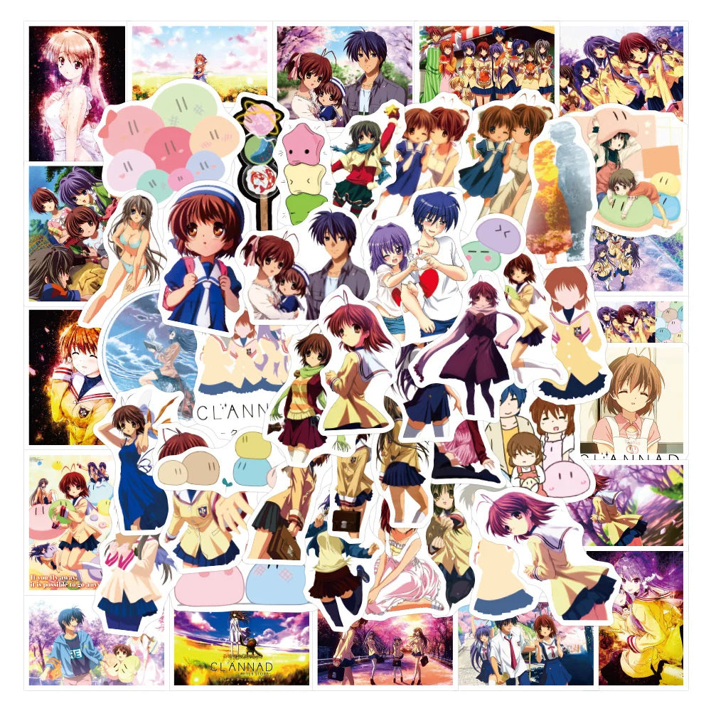 50PCS   Cartoon Anime AFTER STORY Dumpling Big Family Graffiti Sticker Luggage Scooter Sticker