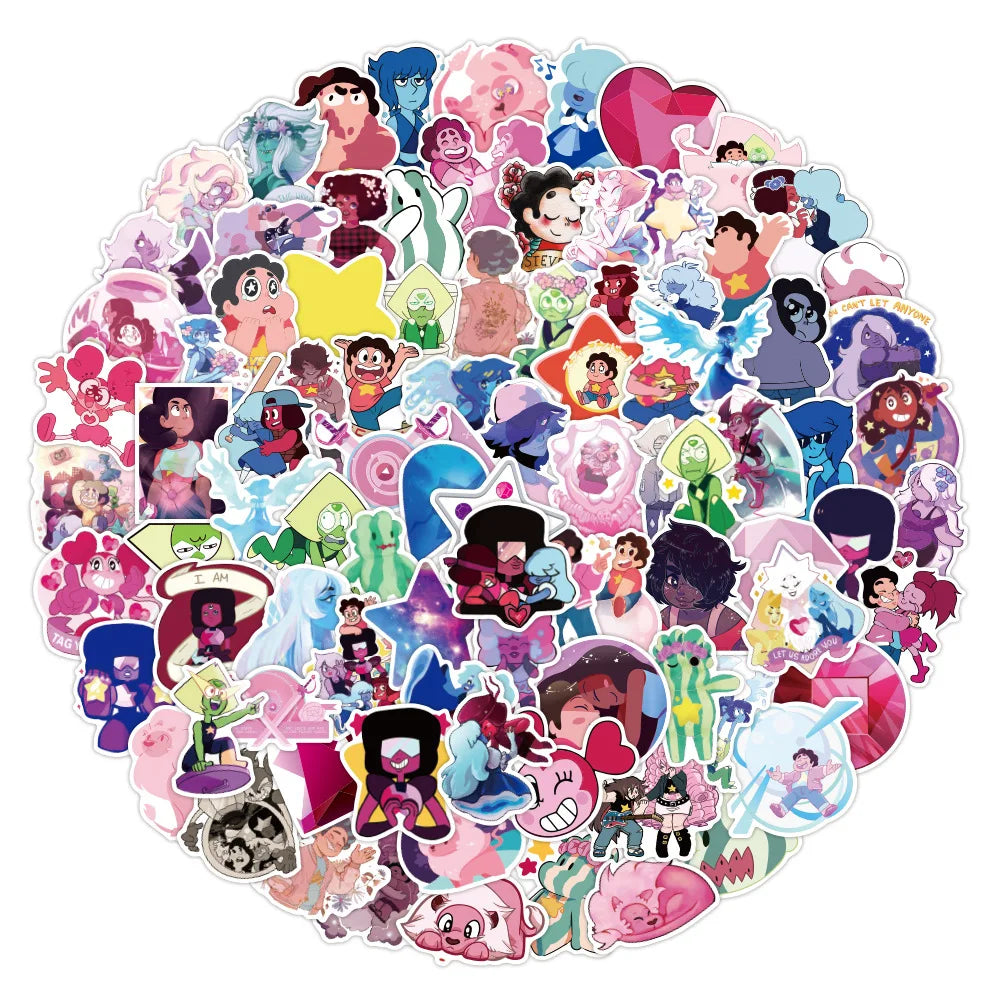 50PCS Universe Boy Animation Graffiti Waterproof Sticker Suitcase Car Guitar RefrigeratorSkateboardWaterCupHelmet