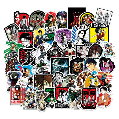50PCS Katto Japanese giant anime character decorative style graffiti stickers, personalized, fashionable and creative trend DIY exquisite decorative decal cups, helmets, skateboard popular sticker toys
