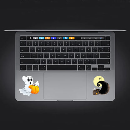 50 pieces of horror creative Halloween graffiti stickers, personalized DIY laptop water cup refrigerator phone case waterproof decorative sticker toys