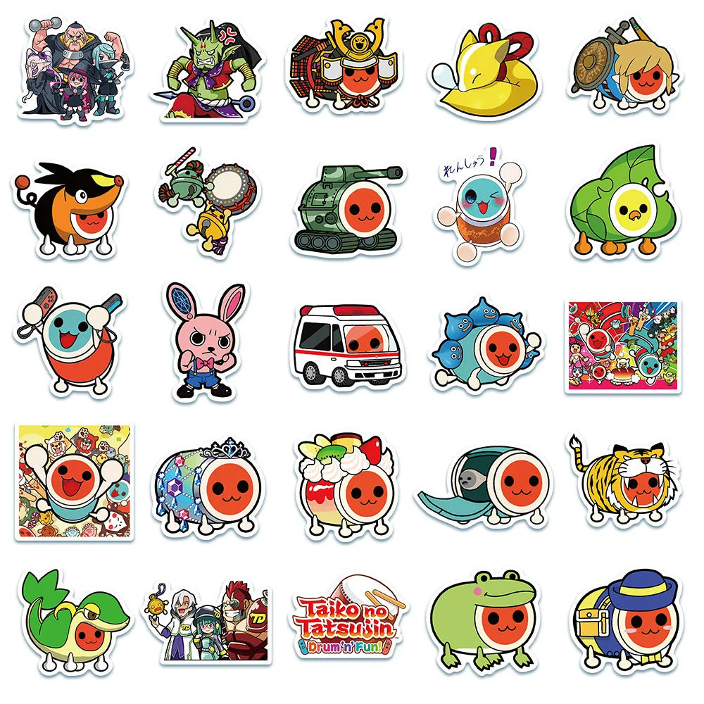 50PCS Art Illustration Popular Creative Cartoon Cute Swire Talent Game Series Decorative Style Graffiti Stickers Personalised Fashion Creative DIY Exquisite Decorative Decals Suitable For Cups, Helmets, Skateboards Popular Stickers Toys