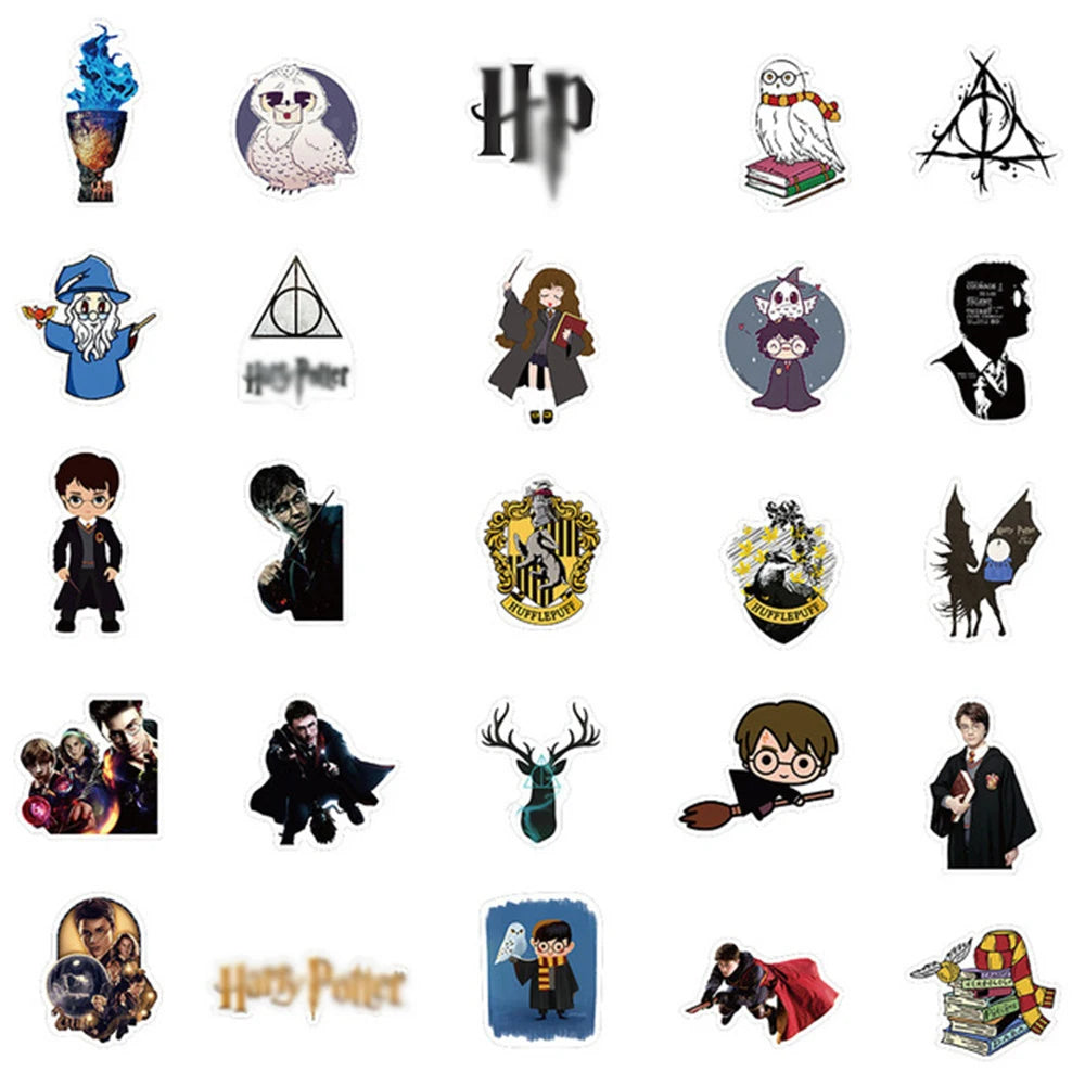 50PCS Magic Porter Personalized Sticker Suitcase Luggage Guitar Car Waterproof Graffiti DIY Sticker