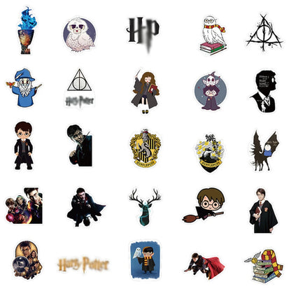 50PCS Magic Porter Personalized Sticker Suitcase Luggage Guitar Car Waterproof Graffiti DIY Sticker
