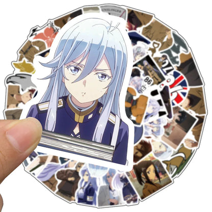 50PCS   Animation 86 Eighty Six-86: Nonexistent Theater Personalized Graffiti Waterproof StickerStationeryBoxHelmet