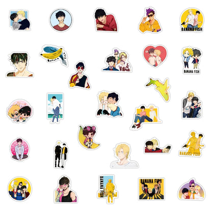 50PCS Cartoon Anime Horror Killing Personality Graffiti Sticker Waterproof Luggage Notebook Water Cup Sticker