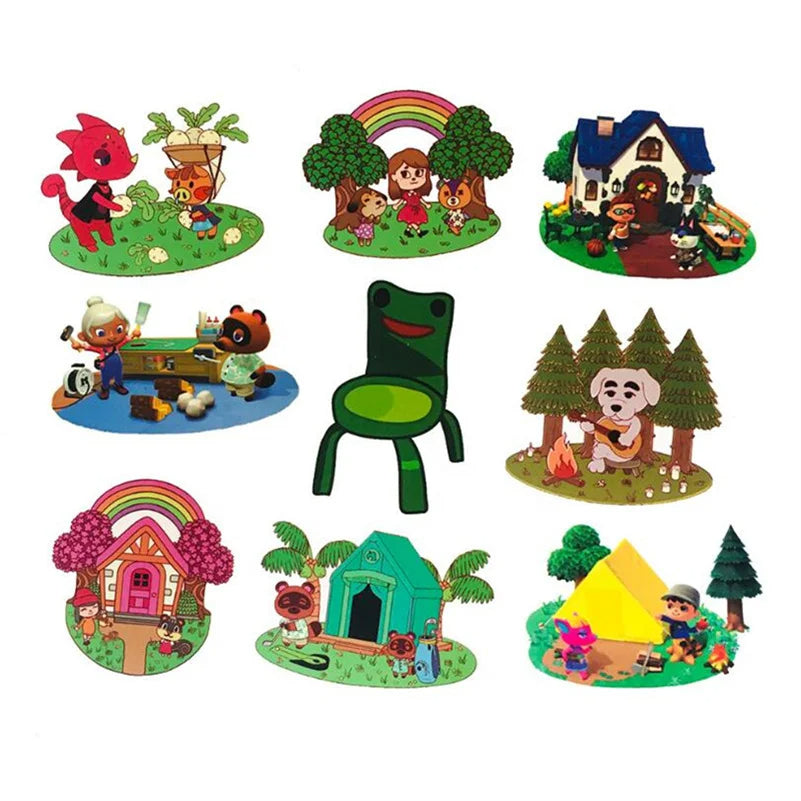 50PCS Cartoon Cute Animal Forest Stickers Motorcycle Helmet Suitcase Laptop Decoration Waterproof Graffiti