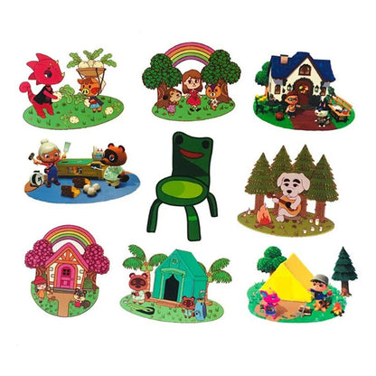 50PCS Cartoon Cute Animal Forest Stickers Motorcycle Helmet Suitcase Laptop Decoration Waterproof Graffiti