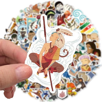 50PCS  Animation Cartoon Graffiti Toy Notebook Mobile Phone Skateboard Waterproof Sticker Decoration