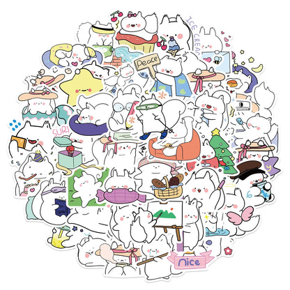 50pcs Baby Squirrel Graffiti Personality DIY Decoration Suitcase Mobile Phone Case Guitar Toy Sticker