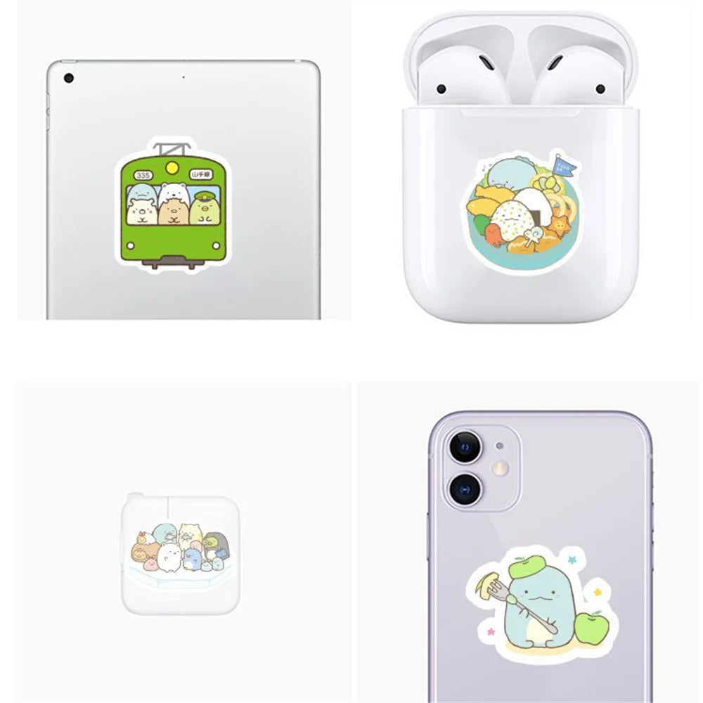 50PCS Corner Bio Sumikkogurashi Christmas Waterproof Luggage Phone Helmet Car Sticker