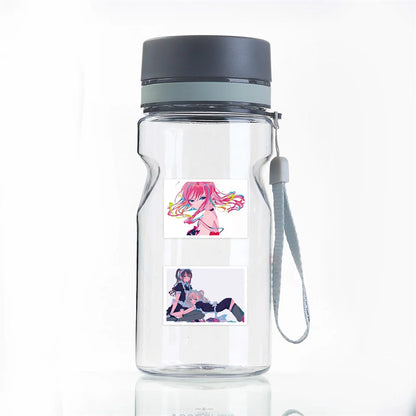 50 pieces of cartoon, lively and cute girl decoration style graffiti stickers, personalized, fashionable and creative trend DIY exquisite decorative decal cups, helmets, skateboard popular sticker toys