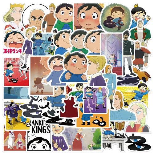 50PCS Anime King Ranking Cartoon Sticker Laptop Luggage Hand Account Water Cup Waterproof Graffiti DIY Sticker