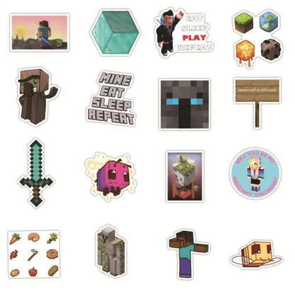 50PCS   GameCartoon Graffiti Laptop Luggage Skateboard Guitar Waterproof Sticker Toy