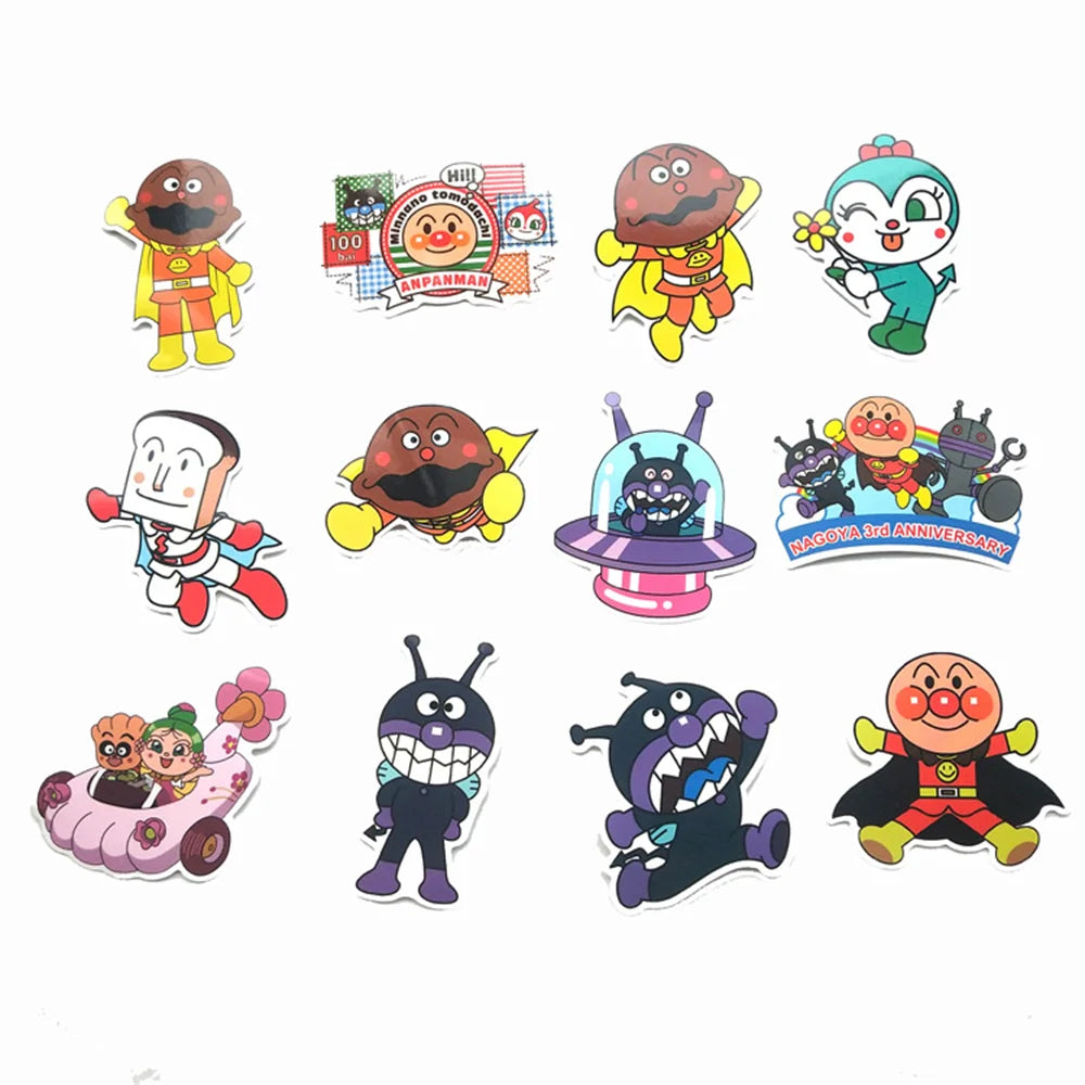 50PCS Superman Japanese Cartoon Cart Box Graffiti Skateboard Body Sticker