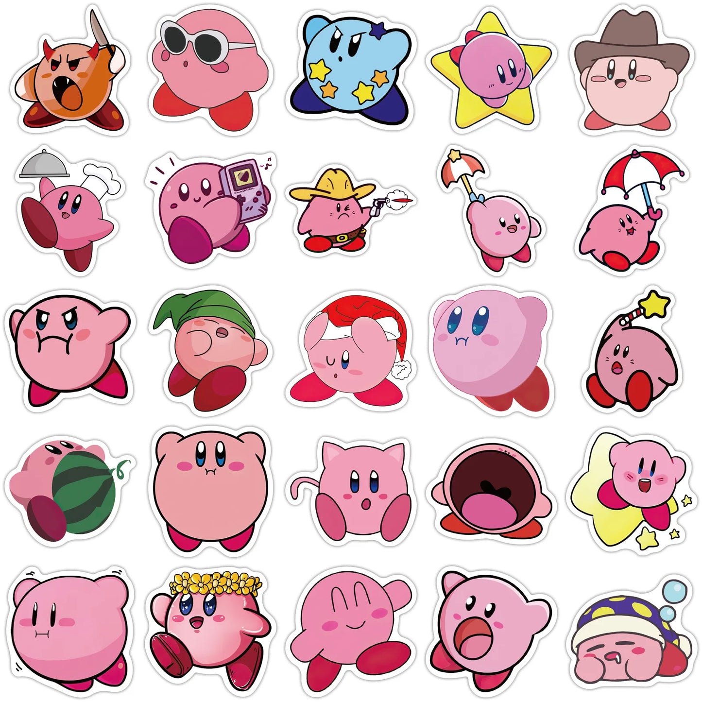 50 pieces of cute graffiti stickers featuring star cartoon characters, personalized fashion and creative trend decorations, exquisite decals, toys, suitcases, notebooks, refrigerators, water cups, helmets and popular stickers