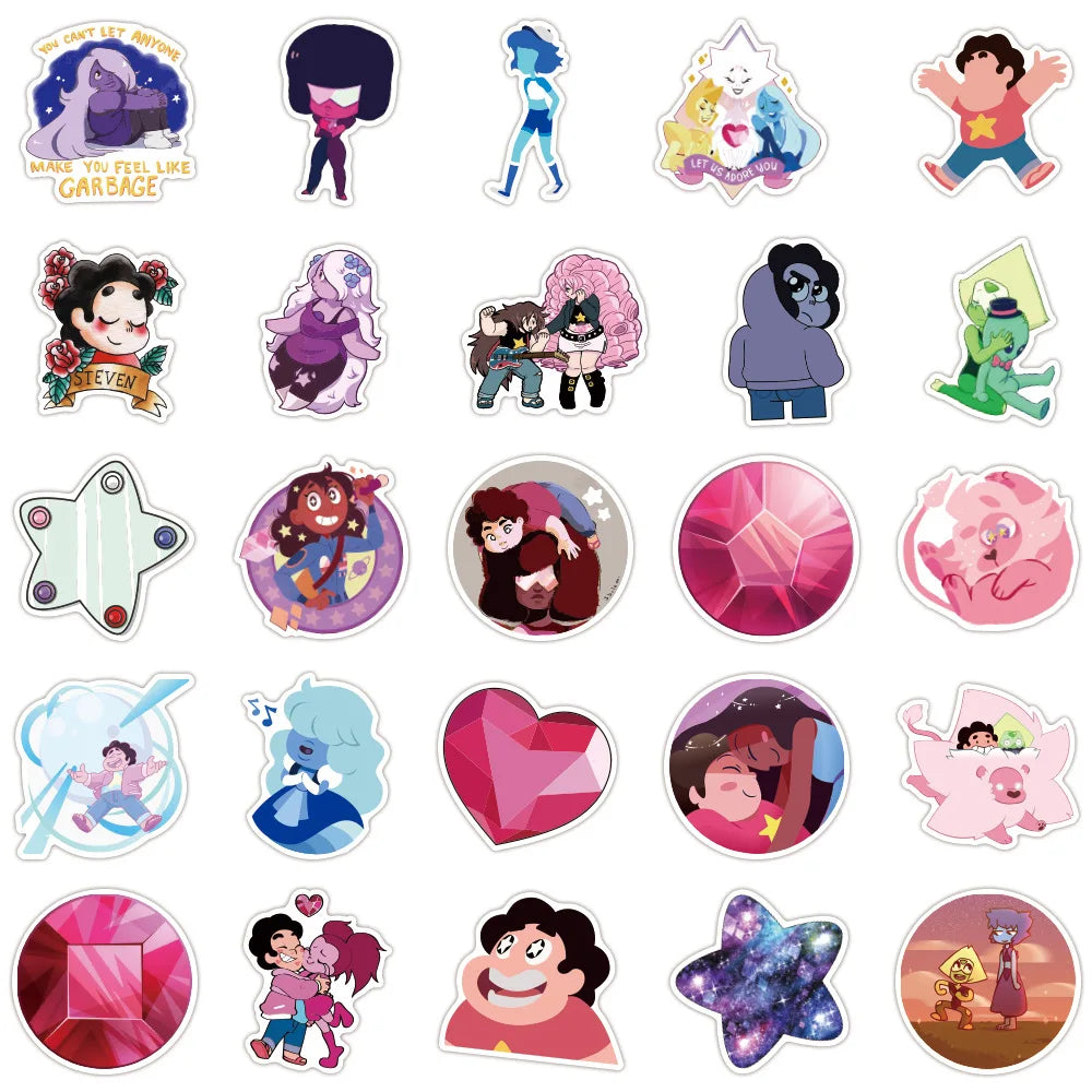 50PCS Universe Boy Animation Graffiti Waterproof Sticker Suitcase Car Guitar RefrigeratorSkateboardWaterCupHelmet