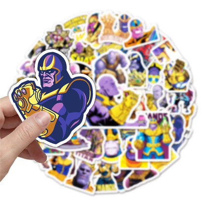 50PCS Thanos Animation Graffiti Waterproof Sticker Suitcase Notebook Skateboard Refrigerator Stationery BoxHelmet