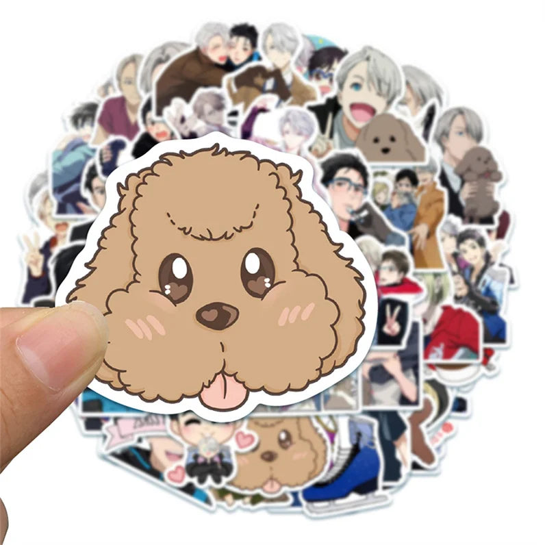 50PCS daily cute cartoon character decorative style graffiti stickers, personalized, fashionable and creative DIY exquisite decorative decal cups, helmets, skateboards and popular sticker toys
