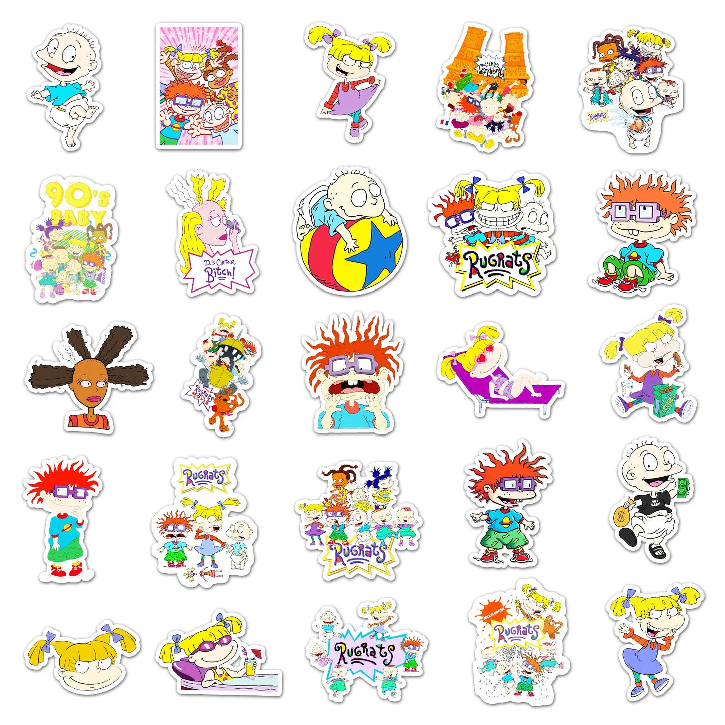 50PCS Naughty Little Soldier Cartoon Graffiti Waterproof Sticker Suitcase Notebook Refrigerator Water Cup Helmet