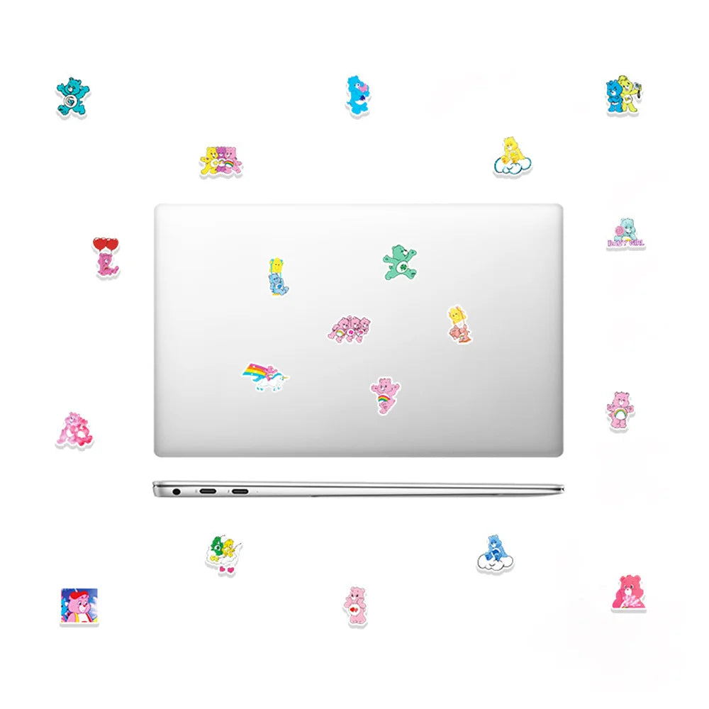 50PCS Love Bear Graffiti Sticker Personality Cartoon Animation Removable Skateboard Water Cup Luggage Sticker