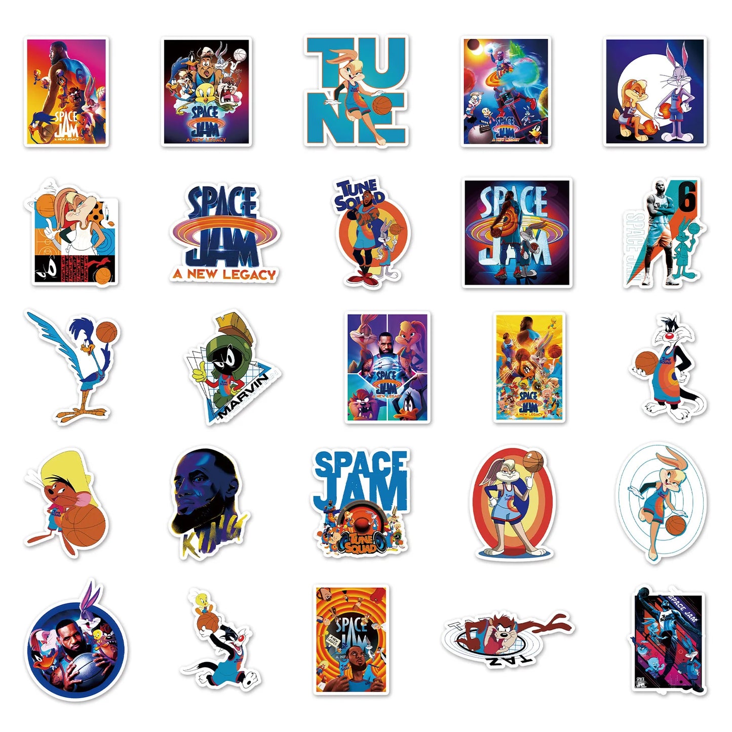 50PCS Animated Film Air Dunk Cartoon Graffiti Waterproof Sticker Suitcase Notebook Skateboard Refrigerator Helmet