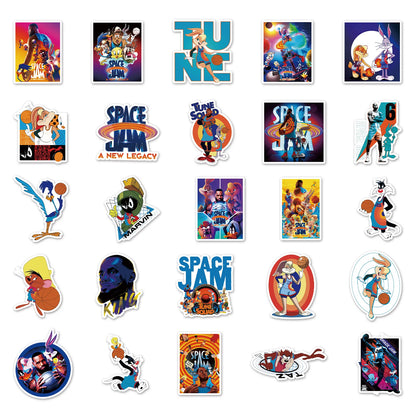 50PCS Animated Film Air Dunk Cartoon Graffiti Waterproof Sticker Suitcase Notebook Skateboard Refrigerator Helmet