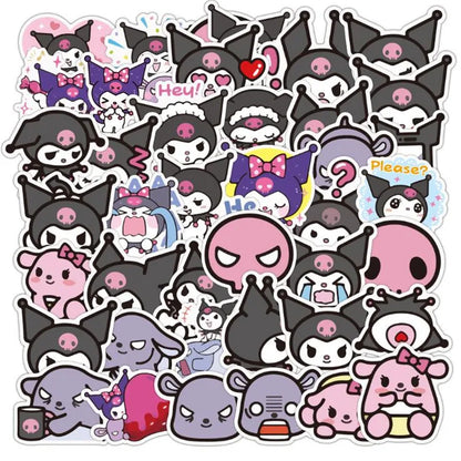 50PCS Cool Lome Anime Cute Girl Cartoon Graffiti Laptop Skateboard Guitar Car Waterproof Sticker