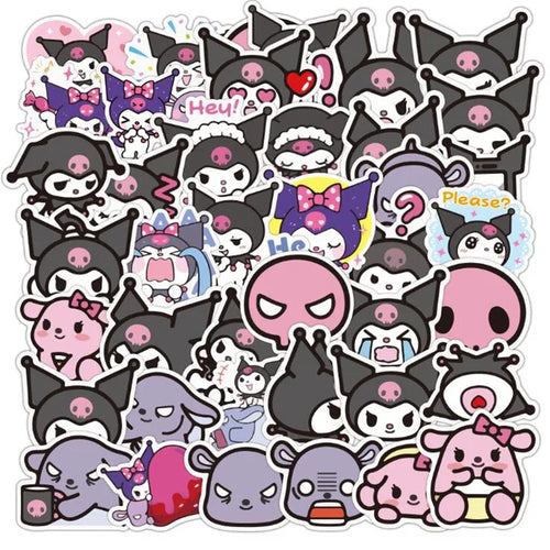 50PCS Cool Lome Anime Cute Girl Cartoon Graffiti Laptop Skateboard Guitar Car Waterproof Sticker