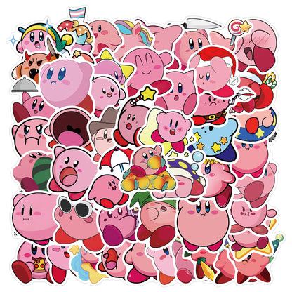 50 pieces of cute graffiti stickers featuring star cartoon characters, personalized fashion and creative trend decorations, exquisite decals, toys, suitcases, notebooks, refrigerators, water cups, helmets and popular stickers