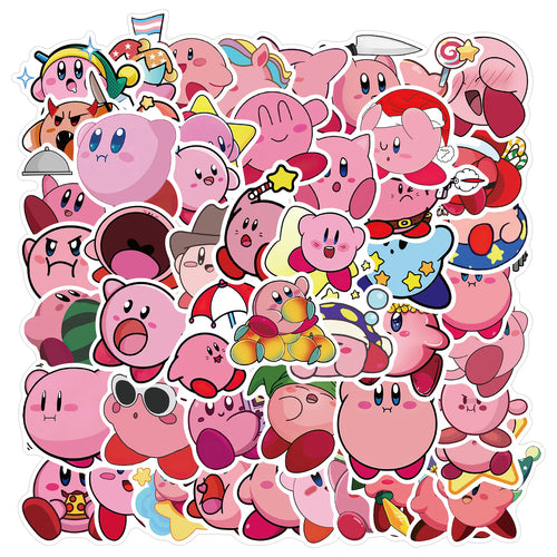 50 pieces of cute graffiti stickers featuring star cartoon characters, personalized fashion and creative trend decorations, exquisite decals, toys, suitcases, notebooks, refrigerators, water cups, helmets and popular stickers