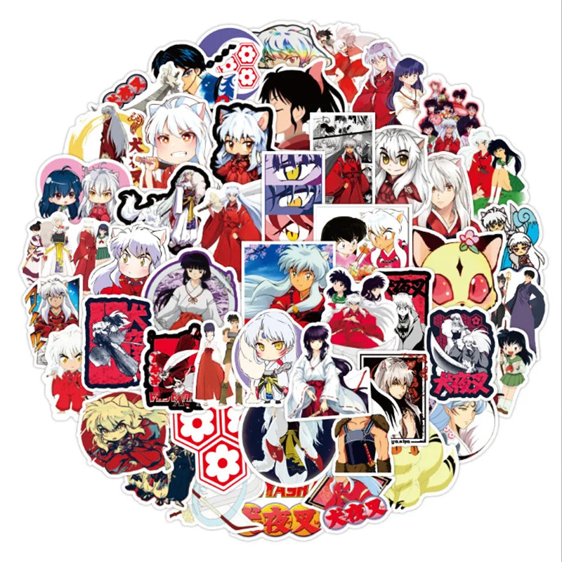50PCS Anime Character Cartoon Graffiti Sticker Waterproof Luggage Laptop Scooter Decoration Toy