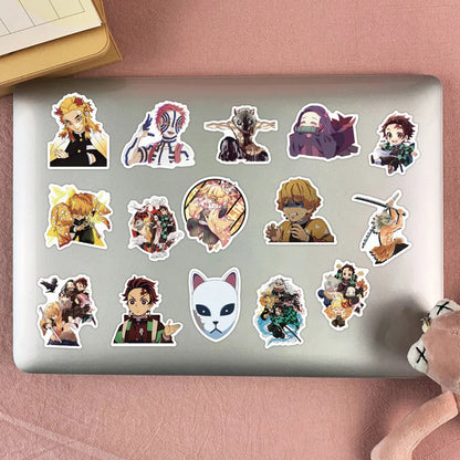 50PCS Cartoon Anime Graffiti Ghost Slayer Sticker Laptop Luggage Guitar Gift Toy PVC Sticker
