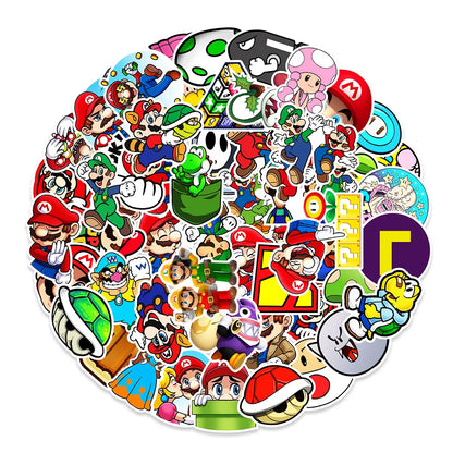50PCS     Cartoon Graffiti Waterproof Sticker Suitcase Notebook Refrigerator Skateboard Stationery Box WaterCupHelmet