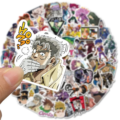 50PCS Japan anime JOJO cartoon graffiti passionate personality computer laptop luggage waterproof car stickers