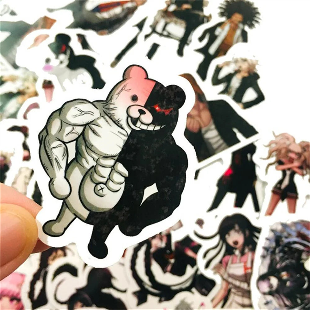 50PCS Cartoon Japanese Anime Character Diary Book Graffiti Mobile Phone Case Decoration Waterproof Sticker Toy