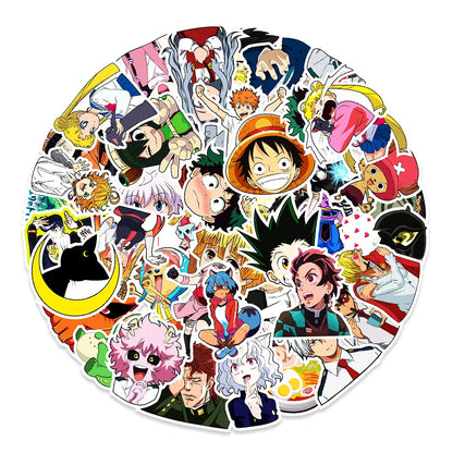 50PCS Riman Series Collection Personalized Graffiti Waterproof Sticker Refrigerator Skateboard Guitar Cool Helmet