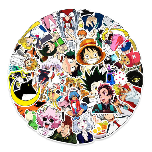 50PCS Riman Series Collection Personalized Graffiti Waterproof Sticker Refrigerator Skateboard Guitar Cool Helmet